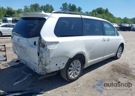 2015 Toyota Sienna Limited 7 Passenger from USA, damaged, VIN 5TDDK3DC2FS108045